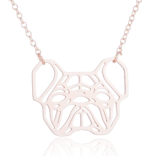 Necklace Pet Dog Pug Pendant Necklace